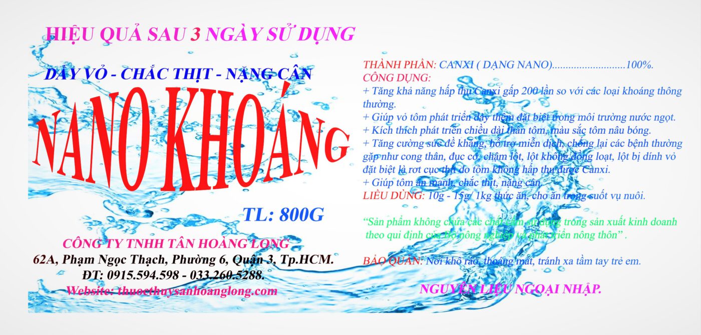 Thuốc Thủy sản Tân Hoàng Long